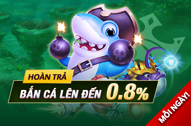 Khuyến mãi hoàn trả khi chơi game bắn cá tại bongvip one