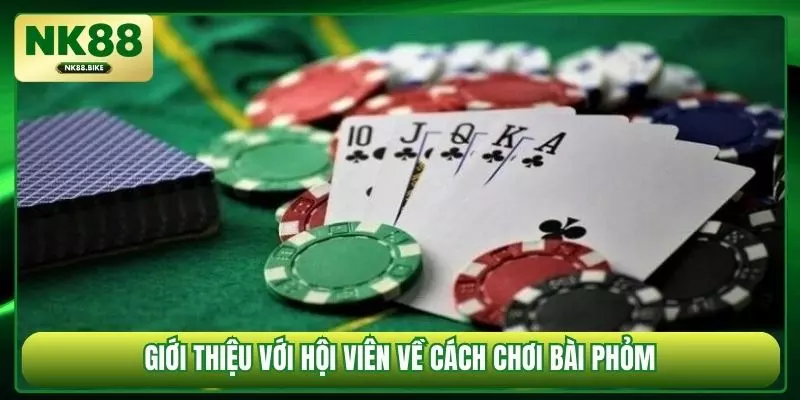 Giới thiệu với hội viên về cách chơi bài phỏm